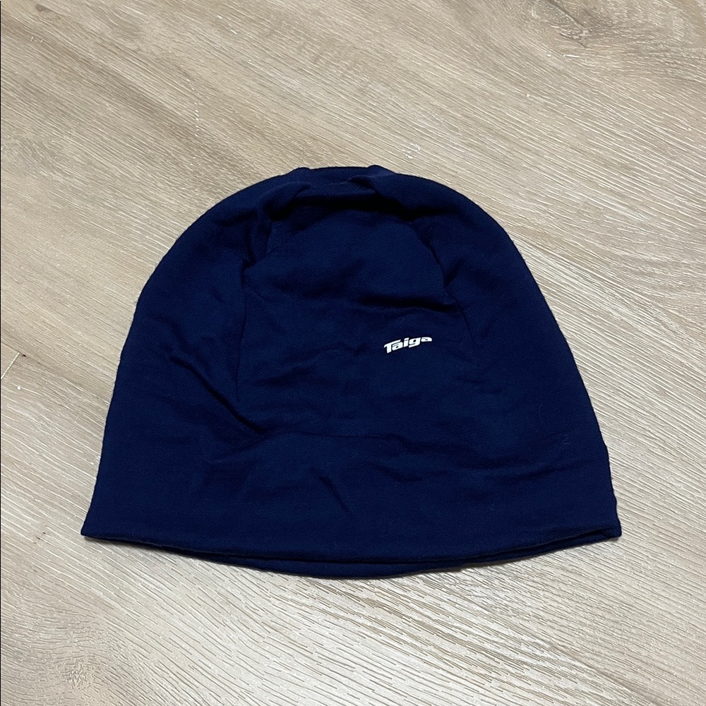 Taiga Navy Blue Beanie Wool